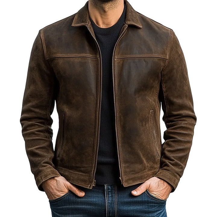 Titan Forge™ Zipper Leather Jacket