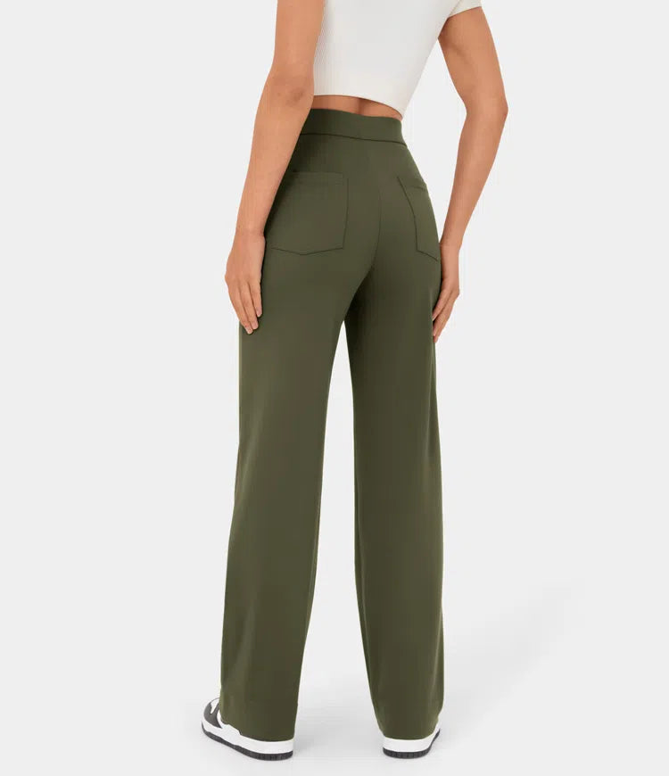 Grinta™ High Waisted Elastic Casual Pants