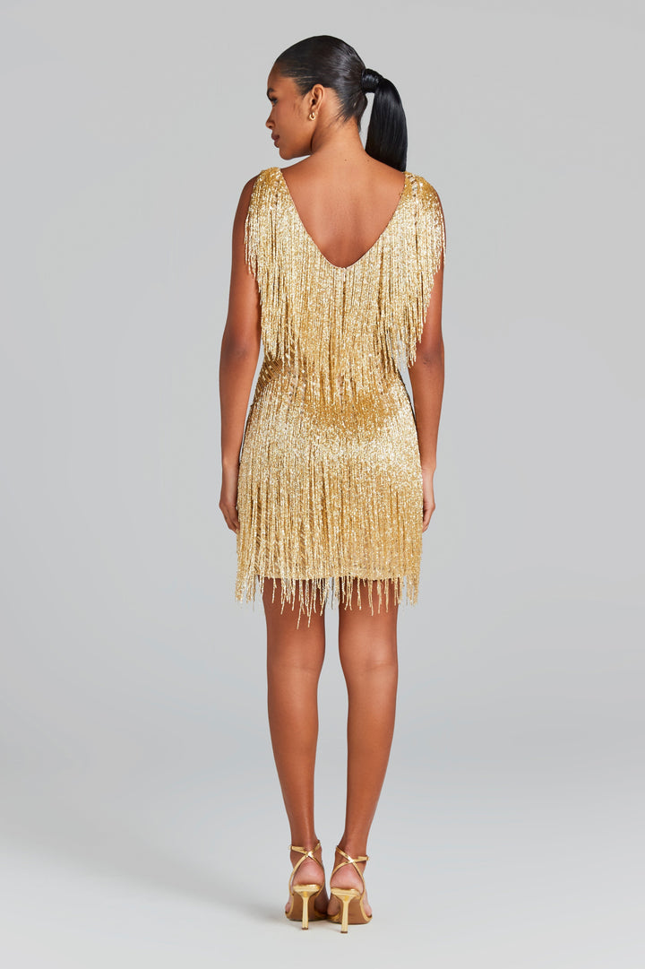 Marali - Dazzling Fringe Mini Dress