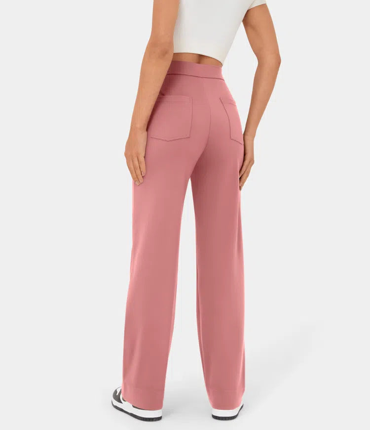 Grinta™ High Waisted Elastic Casual Pants