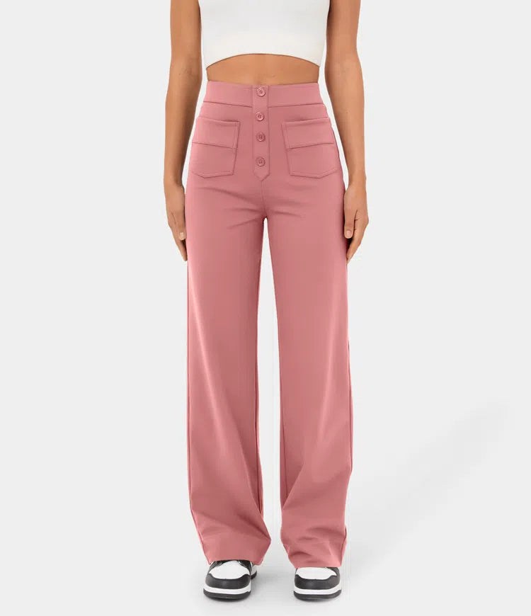 Grinta™ High Waisted Elastic Casual Pants