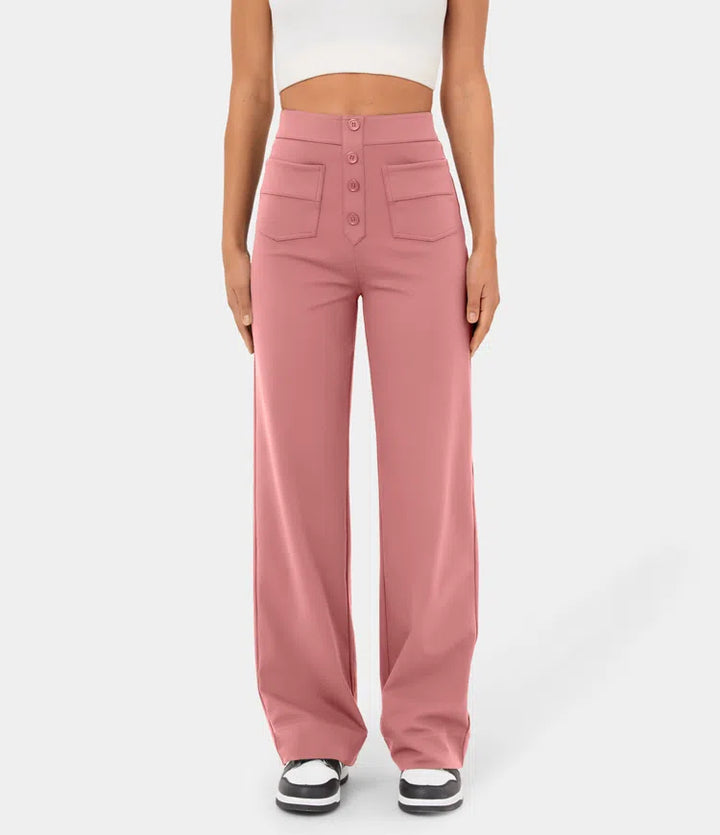 Grinta™ High Waisted Elastic Casual Pants