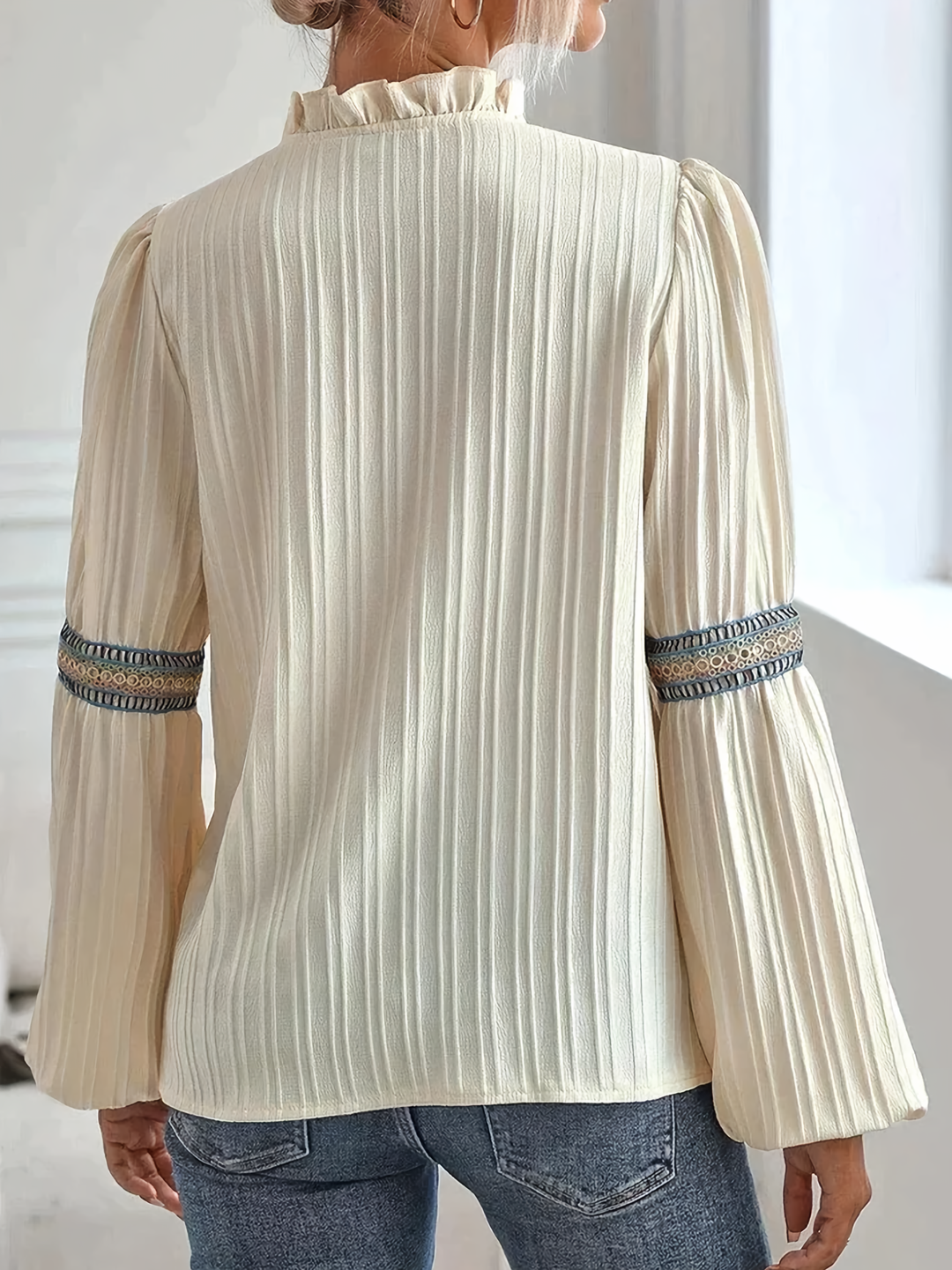 Bibi - Lacy Boho Chic Blouse