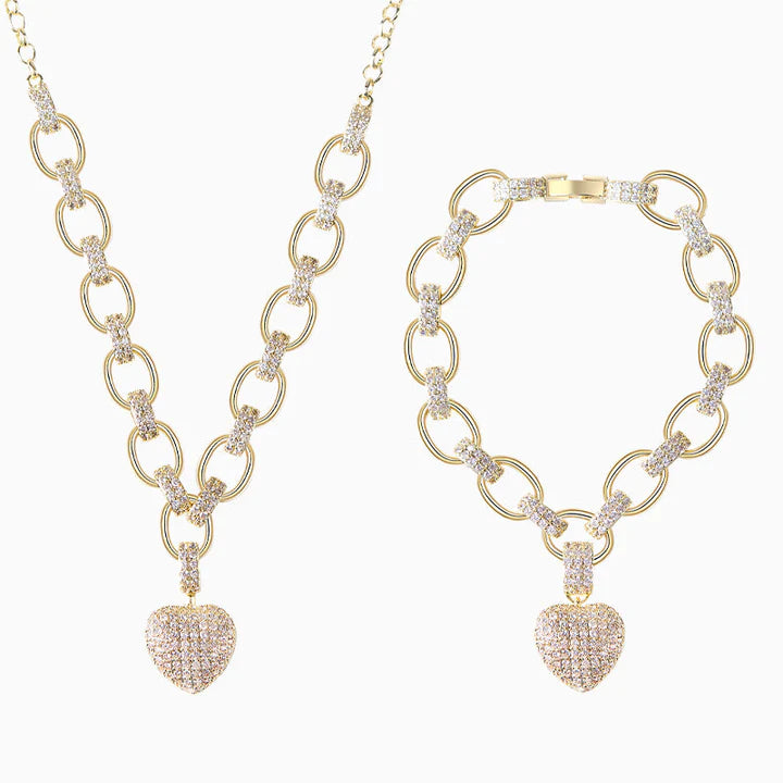 Viénna | Heart Pendant Set