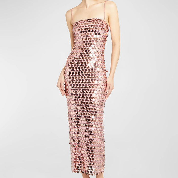 Vaenora - Sizzling Sequins Midi Dress