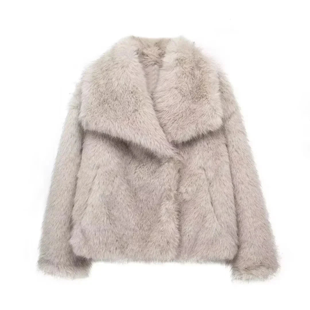 Auralis - Sleek Fur Jacket