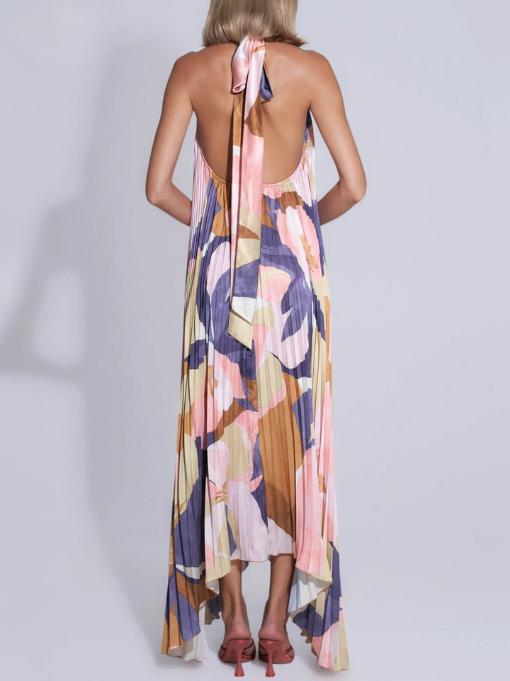 JANELLA™ Maxi Dress with Halter Neck