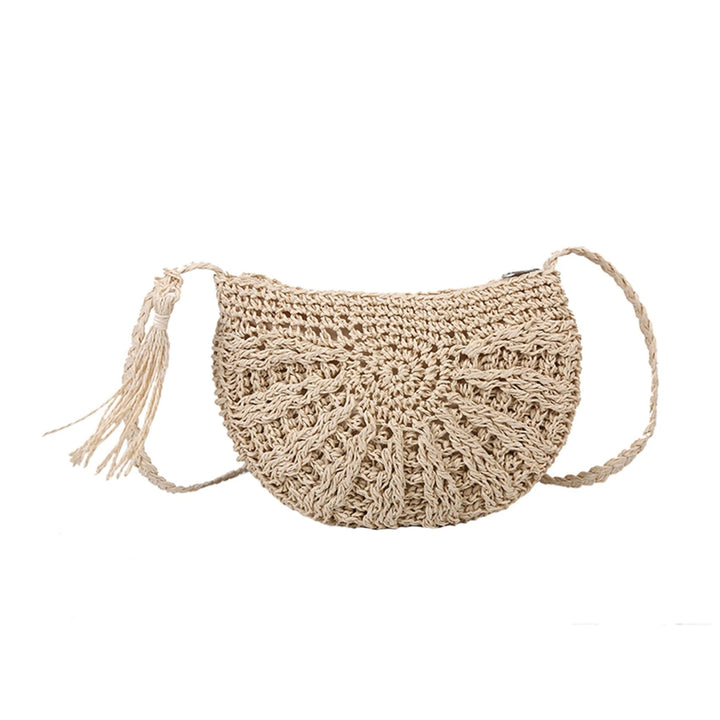 StraLook™ Straw effect shoulder bag